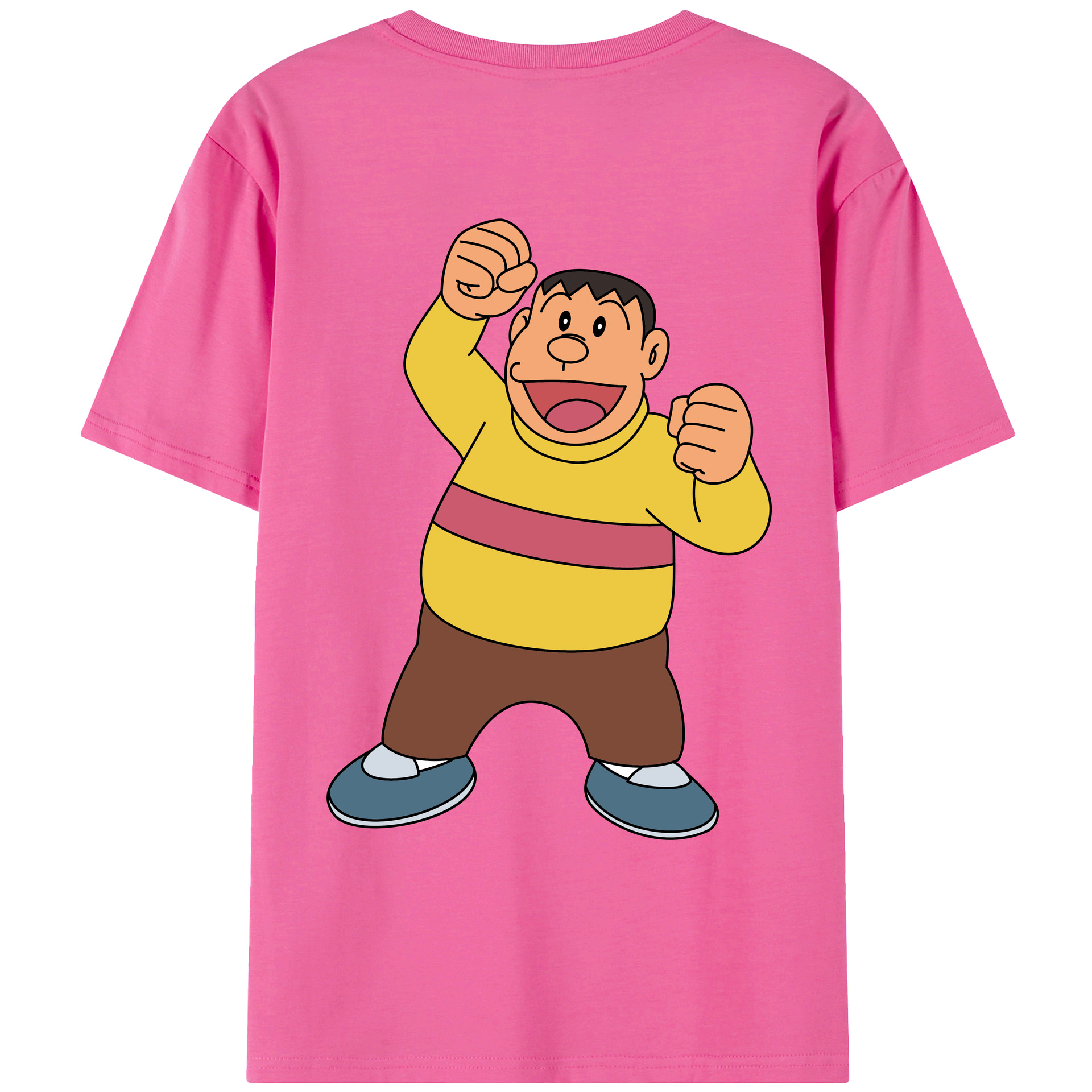 （画像用） ドラえもん 剛田武 Doraemon Gouta Takeshi レディース半袖Tシャツ(バックプリント)